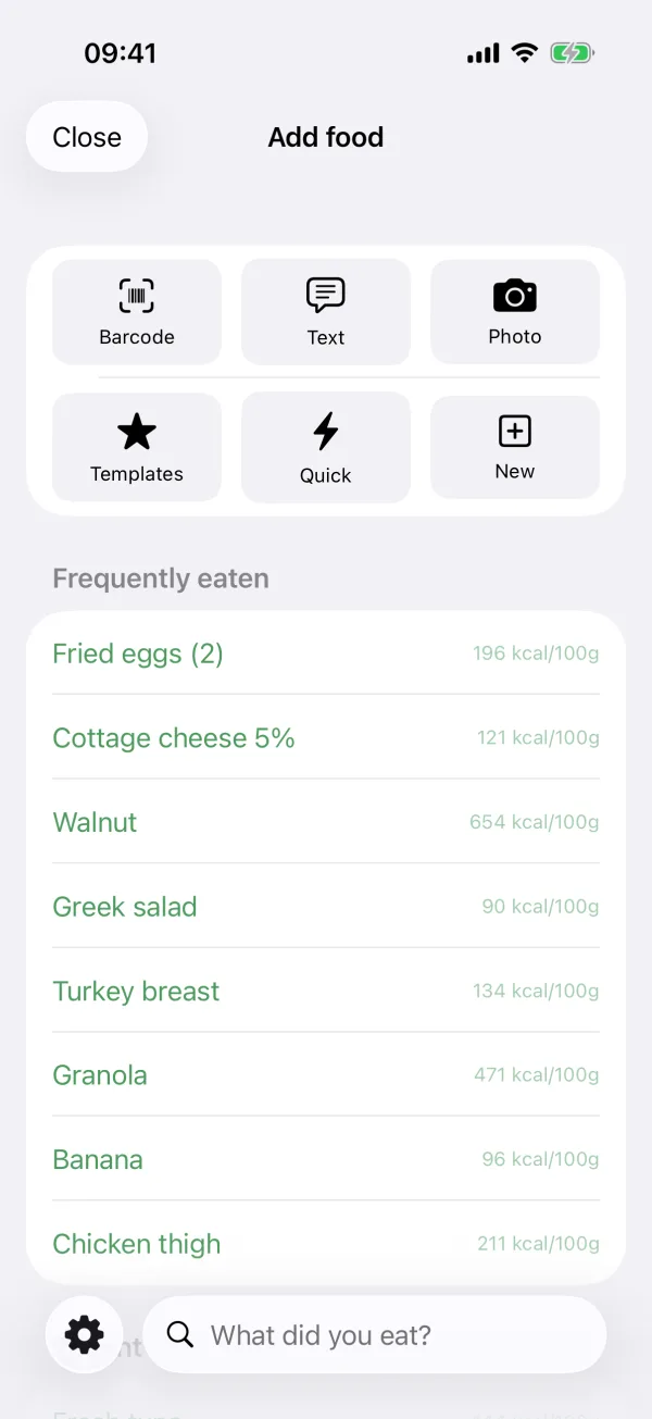 Done — snap your food